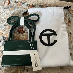 TELFAR Dark Olive Small shopping bag BRAND NEW